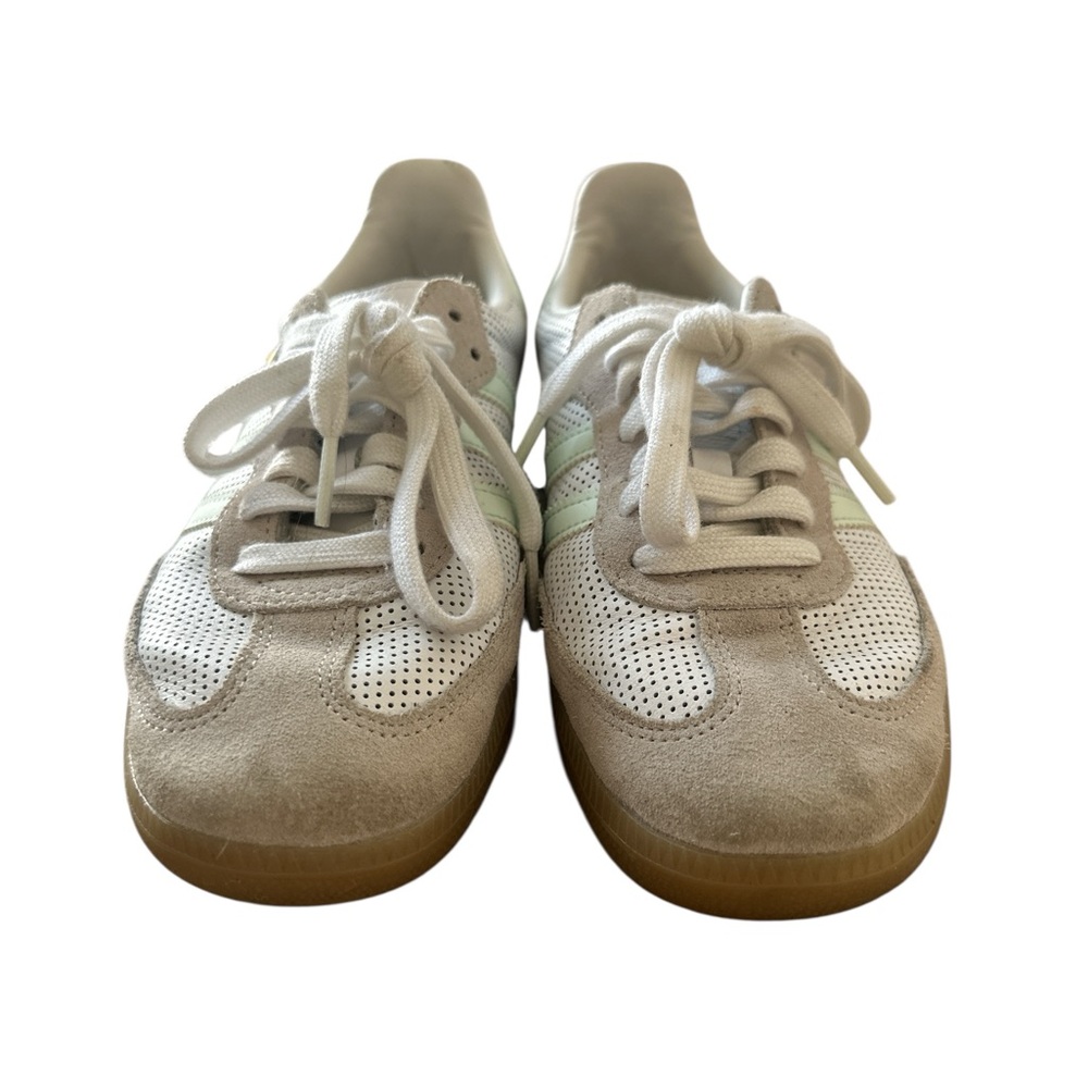 Adidas Samba OG Sneakers in White and Mint - Picture 9 of 9